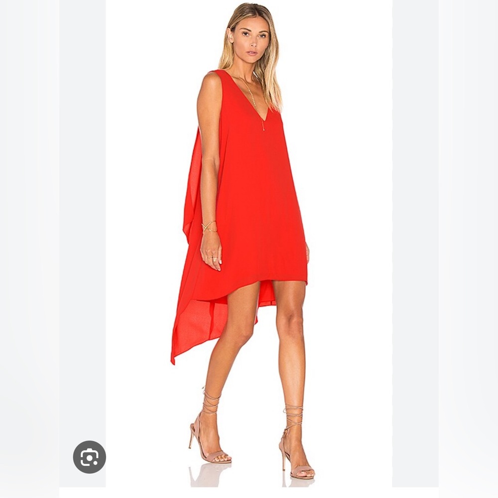 BCBGMAXAZRIA SHANA HIGH LOW DRESS